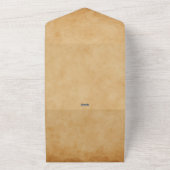 Invitation Tout En Un Fête du Mariage Fleur de cerisier japonais (Dehors)