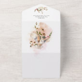 Invitation Tout En Un Fête Prénatale Florale Automnale Citrouille Animau (Dehors)