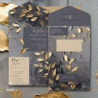 Feuille d'or Impasto noir