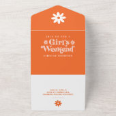 Invitation Tout En Un Filles Week-end Retro Bachelorette Party All In (Dehors)