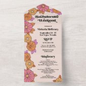 Invitation Tout En Un Fin de semaine de l'hippie d'alimentation de fleur (À l'intérieur)