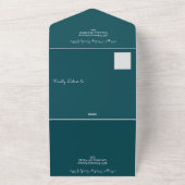 Invitation Tout En Un Fleur de Kalocsai rustique  (Dehors)