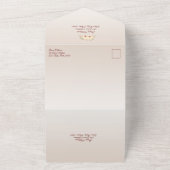 Invitation Tout En Un Fleur d'orchidées délicate (Dehors)