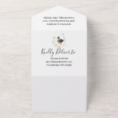 Invitation Tout En Un Fleur sauvage Mallard Duck Mariage (Dehors)