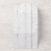 Invitation Tout En Un Fleur sauvage Mariage de bouleau blanc (Dehors)