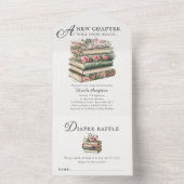 Invitation Tout En Un Fleur sauvage | Réserver Thème Baby shower Invitat (À l'intérieur)