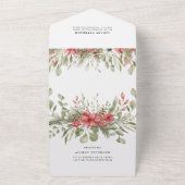 Invitation Tout En Un Foliage forestier hiver tout en un mariage Inviter (Dehors)