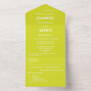 Invitation Tout En Un Fond jaune plat – Texture de rentrée scolaire
