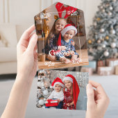 Invitation Tout En Un Fun Tourbillonnant Noël Frontière Joyeux Noël Phot