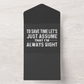 Invitation Tout En Un gagner du temps (À l'intérieur)