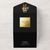 Invitation Tout En Un Gatsby mariage rugissant vingtaine fille flippante (Dehors)
