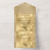 Invitation Tout En Un Glitzy Glitzy Sparkle (À l'intérieur)