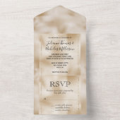 Invitation Tout En Un Gold Luxe (À l'intérieur)