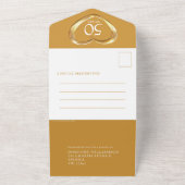 Invitation Tout En Un Golden wedding anniversary 50 years party event (Dehors)