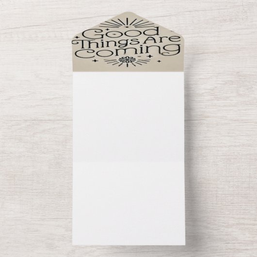 Invitation Tout En Un Good Things (À l'intérieur)