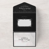 Invitation Tout En Un Gothique Romance Mariage Tout en un (Dehors)