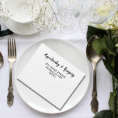 Invitation Tout En Un Grande photo blanche classique