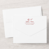 Invitation Tout En Un Hand Drawn Doodles Funky Quirky Modern Wedding (Verso)