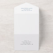 Invitation Tout En Un Hébreu Mon juif bien-aimé Tout en un mariage Invit (Dehors)