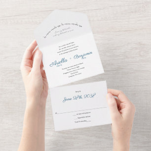 Invitation Tout En Un Hébreu Mon juif bien-aimé Tout en un mariage Invit