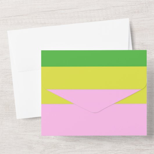 Invitation Tout En Un image trois couleurs art (Verso)