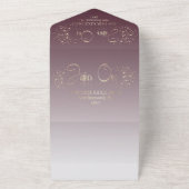 Invitation Tout En Un invitación de boda personalizada con anillos (Dehors)