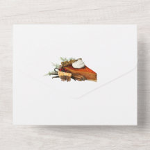 Invitation de récolte d'automne en une seule fois