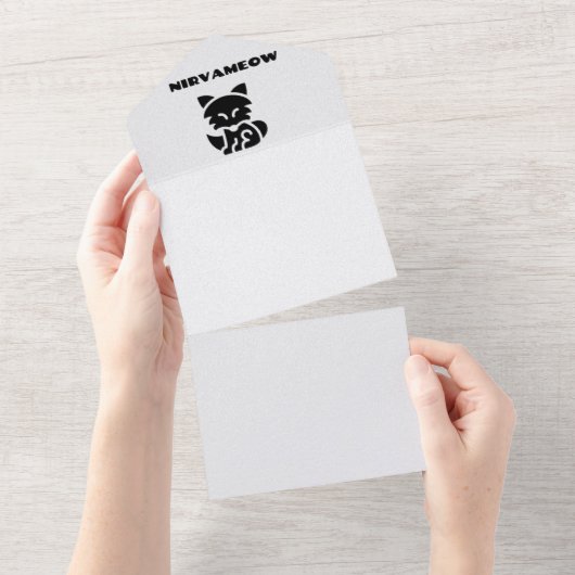 Invitation Tout En Un invitation, Pearl (Déchirure)