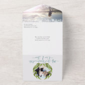 Invitation Tout En Un Jardin forestier secret turquoise bleu jaune loveb (Dehors)