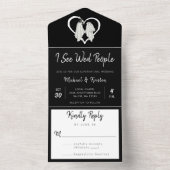 Invitation Tout En Un Je Vois Les Gens De Mer Ghost Mariage Halloween Go (À l'intérieur)