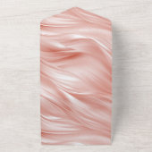 Invitation Tout En Un Joli Blush rose Élégant Églamour (Dehors)