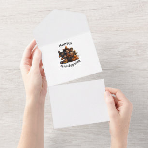 Invitation Tout En Un Joyeux salutations d'Ami