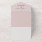 Invitation Tout En Un Jumelles Filles Double Trouble & Baby Shower d'esp (Dehors)