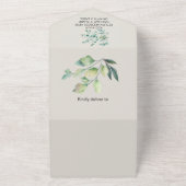 Invitation Tout En Un Jungle Bébé Animaux Douche Verdure Safari (Dehors)