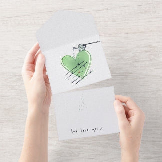 Invitation Tout En Un laissons l'amour grandir