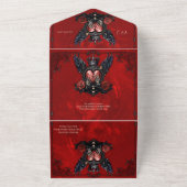 Invitation Tout En Un Le Coeur Cassé : Un Épopée Gothique. (Dehors)