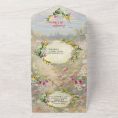 Invitation Tout En Un Le langage des fleurs (Dehors)