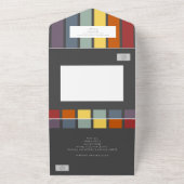 Invitation Tout En Un LGBTQ Rainbow Gay Elegant (Dehors)