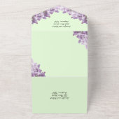 Invitation Tout En Un Lilac et Sage clair (Dehors)