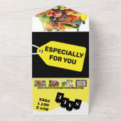 Invitation Tout En Un Livraison alimentaire pour petites entreprises do- (Dehors)