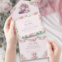 Livres de Fête de Thé Vintage pour Baby Shower et