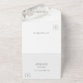 Invitation Tout En Un ©Lyrical Pine Forest Woods Mariage de automne d'au (Dehors)