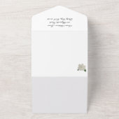 Invitation Tout En Un Magnolia Magnolias peint à la main (Dehors)