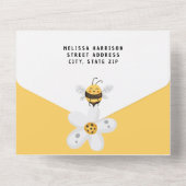 Invitation Tout En Un Mama to Bee Baby shower (Verso)