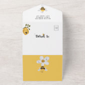 Invitation Tout En Un Mama to Bee Baby shower (Dehors)