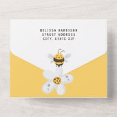 Invitation Tout En Un Mama to Bee Baby shower (Verso)