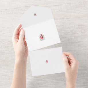 Invitation Tout En Un Mandala papillon floral Design d'art Boho pourpr