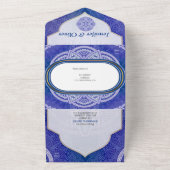 Invitation Tout En Un Mandalas en mélange bleu néerlandais (Dehors)