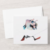 Invitation tout en un mariage (Verso)