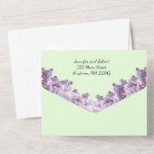 Invitation tout en un mariage (Verso)